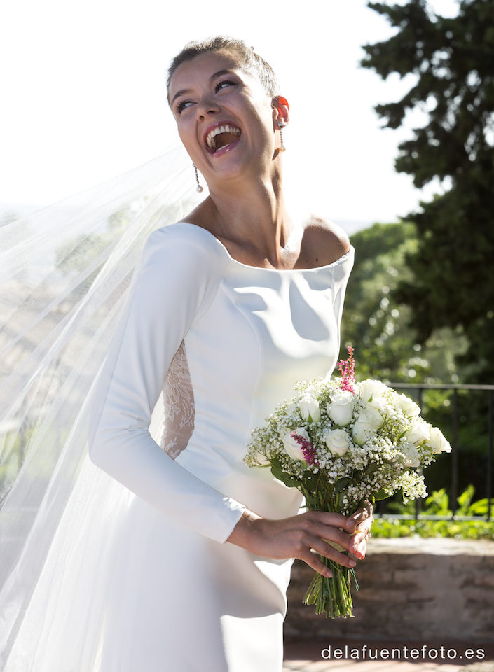 sonrisa de la novia
