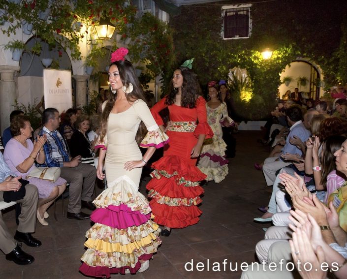 Desfile benéfico de trajes flamencos en favor de Madre Coraje. 19 de Abril de 2013 en Bodegas Campos. De la Fuente Fotografía.